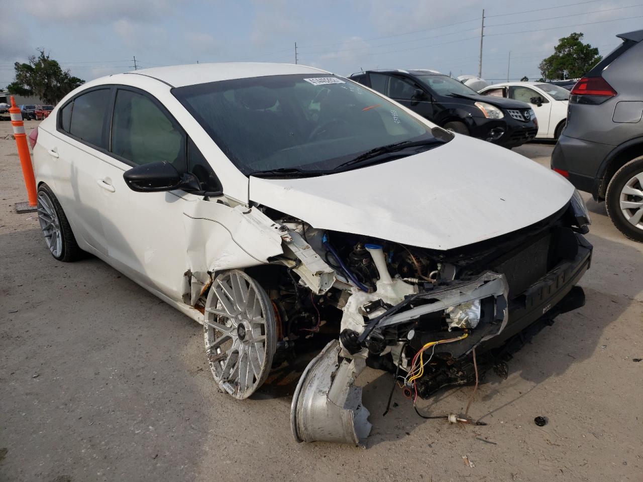 KIA FORTE LX 2016 with VIN KNAFK4A69G5459455 - Photo from auction
