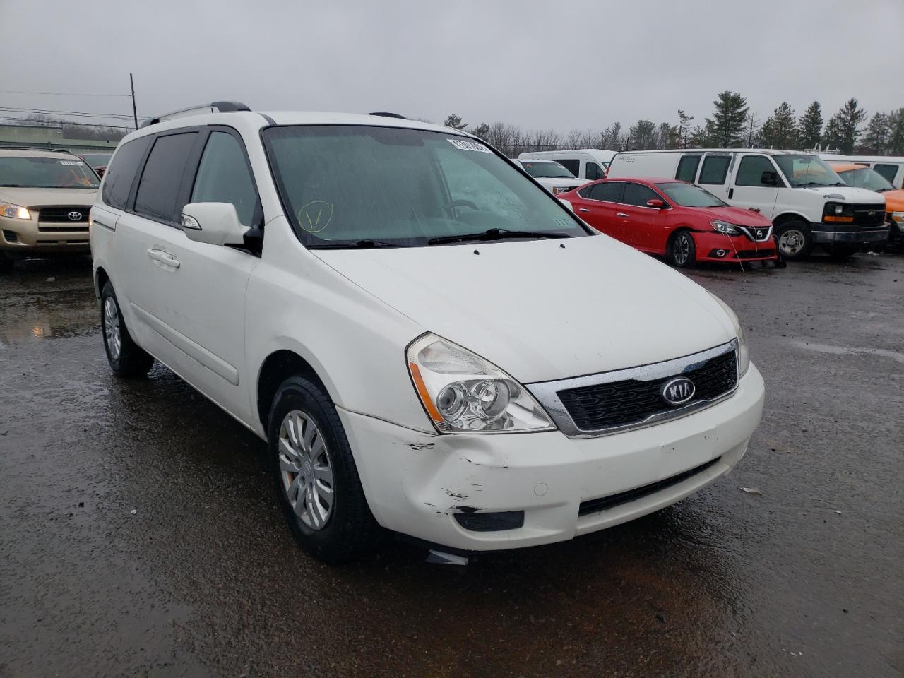 KIA SEDONA LX 2012 with VIN KNDMG4C77C6453238 - Photo from auction