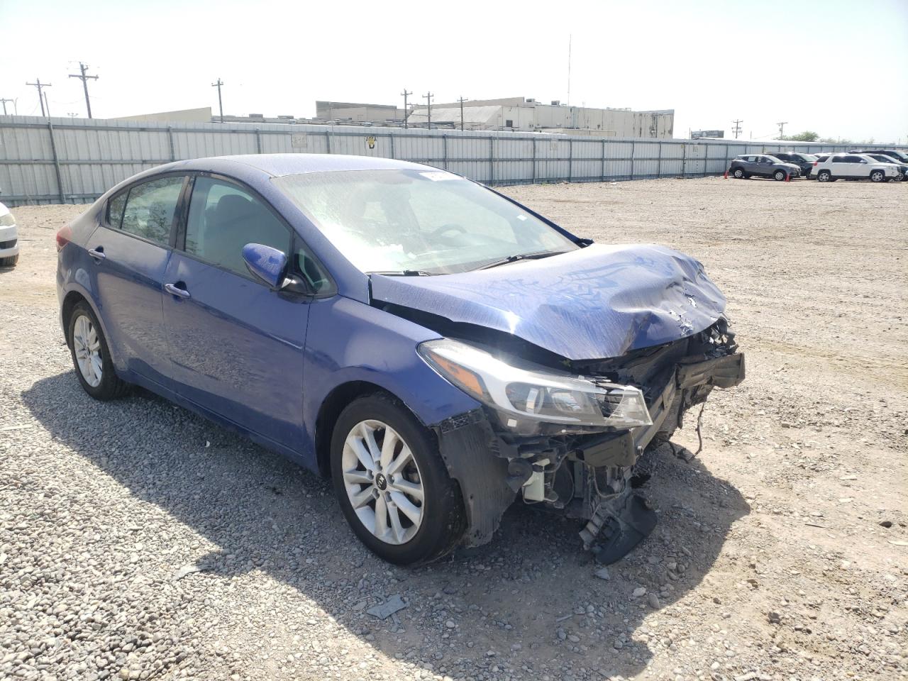 KIA FORTE LX 2017 with VIN 3KPFL4A7XHE016925 - Photo from auction
