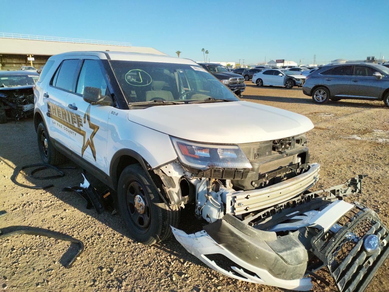 FORD EXPLORER P 2019 with VIN 1FM5K8AR3KGB22420 - Photo from auction
