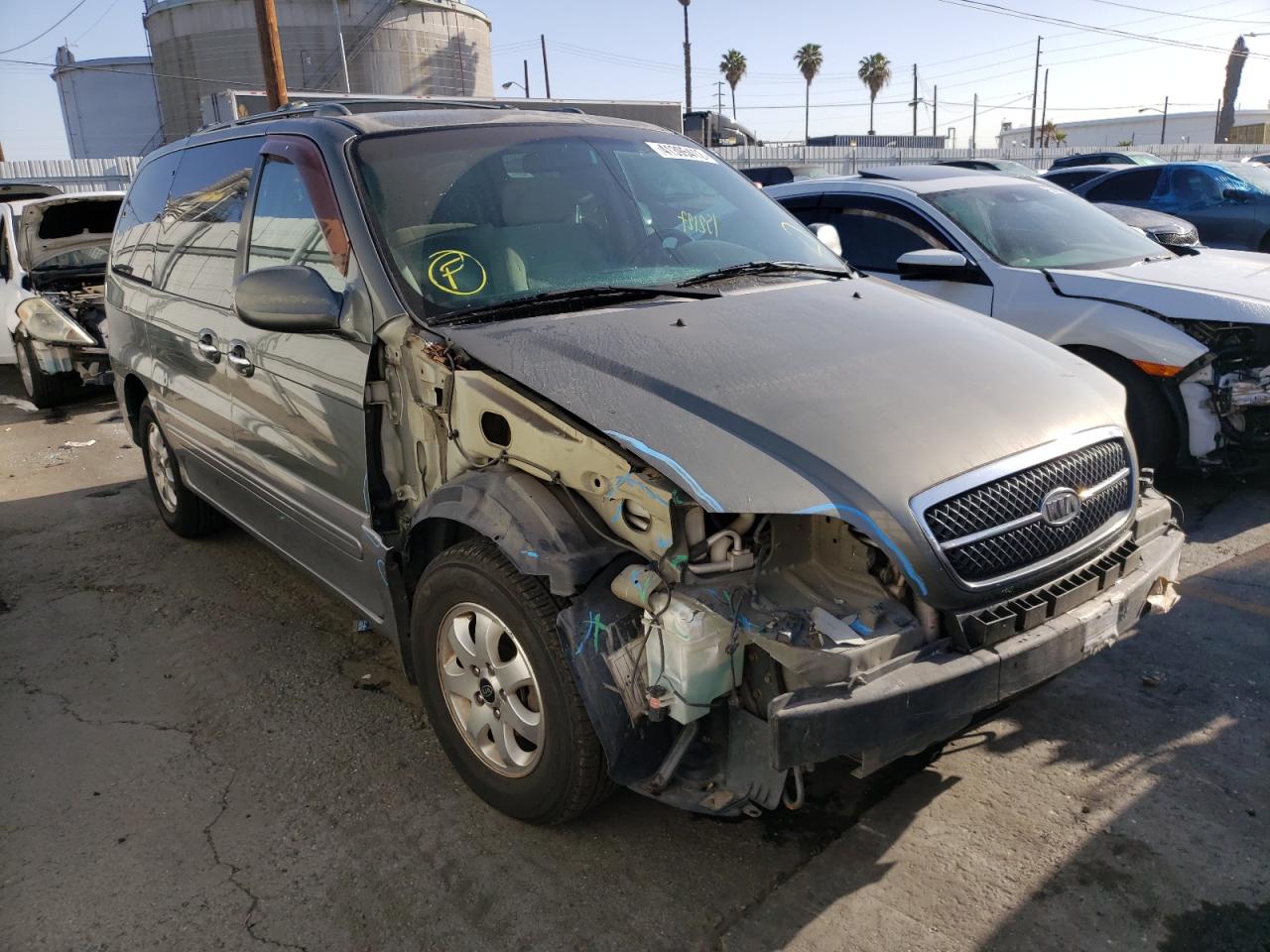 Photo 1 from auction – 2005 KIA SEDONA EX with VIN KNDUP132856679326