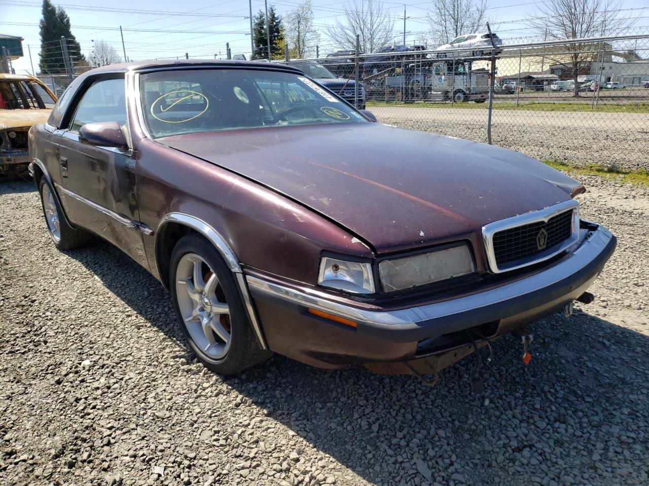 CHRYSLER TC BY MASE 1989 with VIN ZC2FP1109KB202170 - Photo from auction