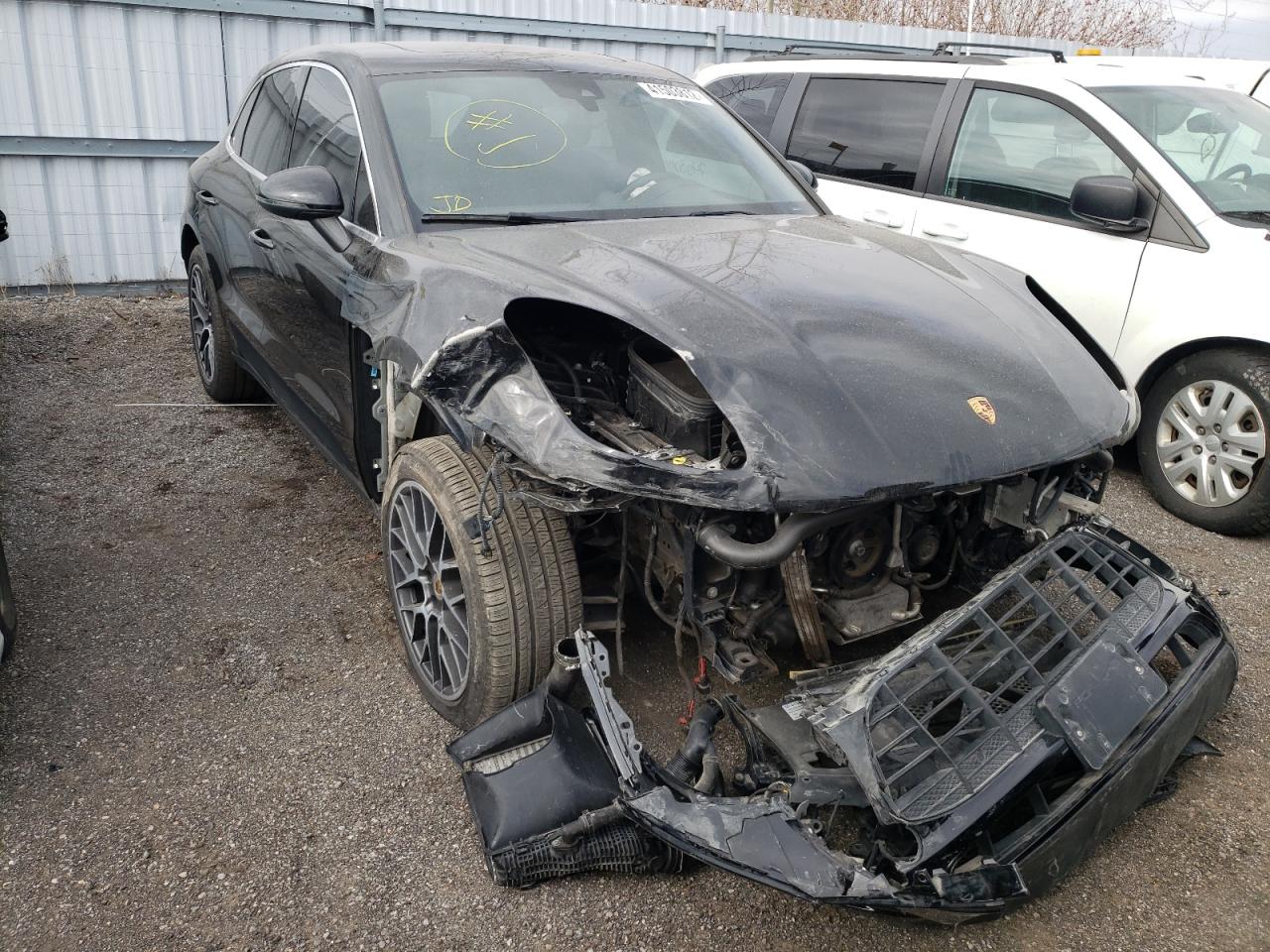 PORSCHE MACAN S 2018 with VIN WP1AB2A53JLB39638 - Photo from auction