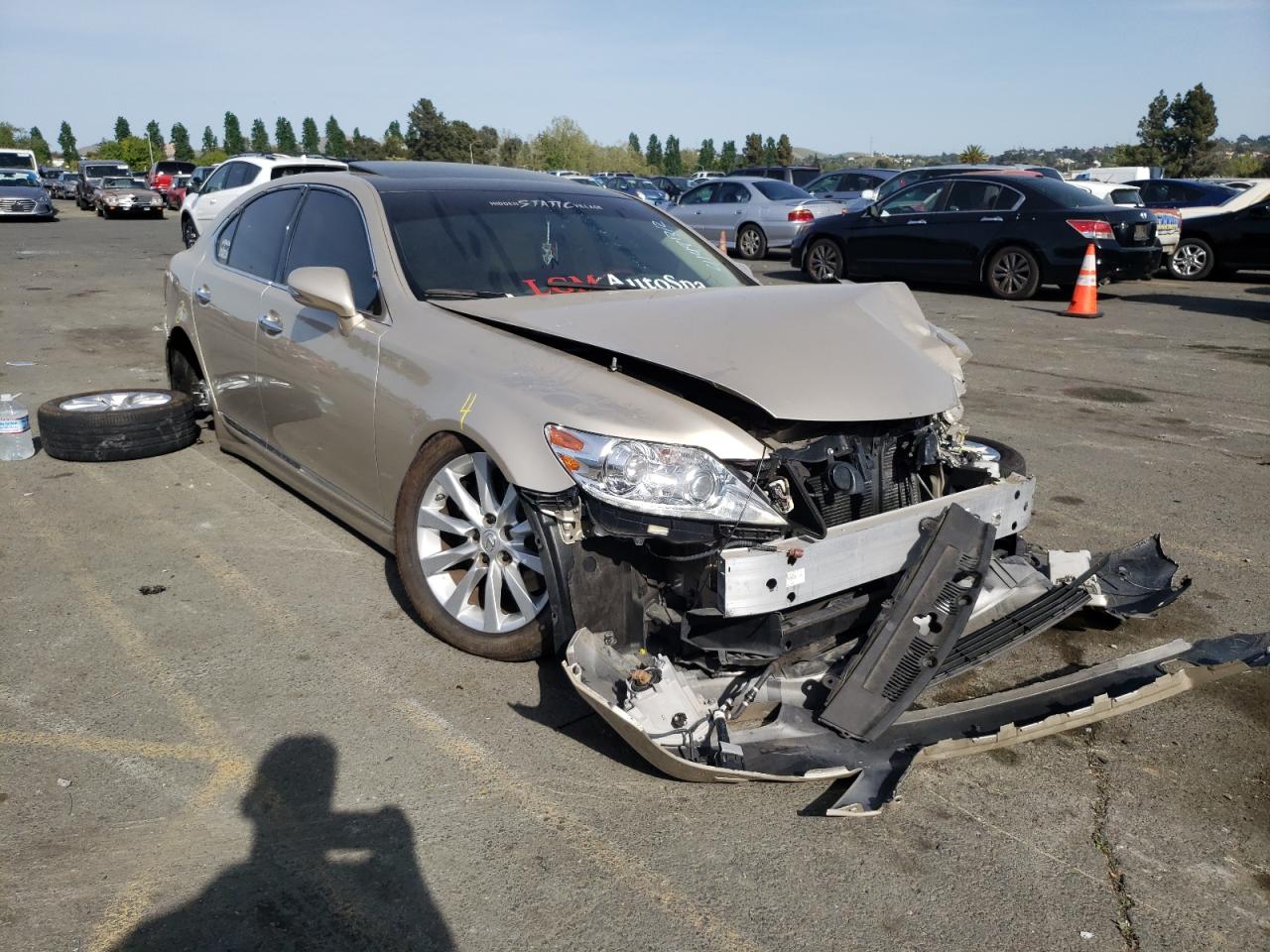 LEXUS LS 460 2011 with VIN JTHBL5EF9B5103710 - Photo from auction