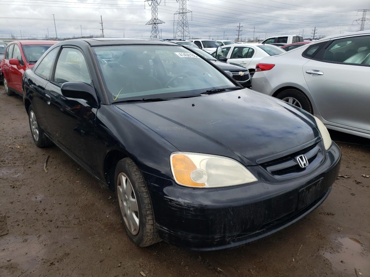HONDA CIVIC EX 2002 with VIN 1HGEM22902L046383 - Photo from auction