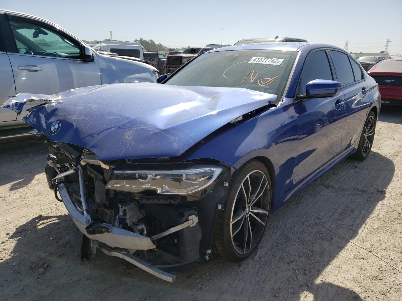Photo 2 from auction – 2021 BMW 330I with VIN WBA5R1C02MFK81389