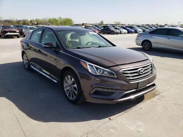 HYUNDAI SONATA SPO 2017 with VIN 5NPE34AF6HH466554 - Photo from auction