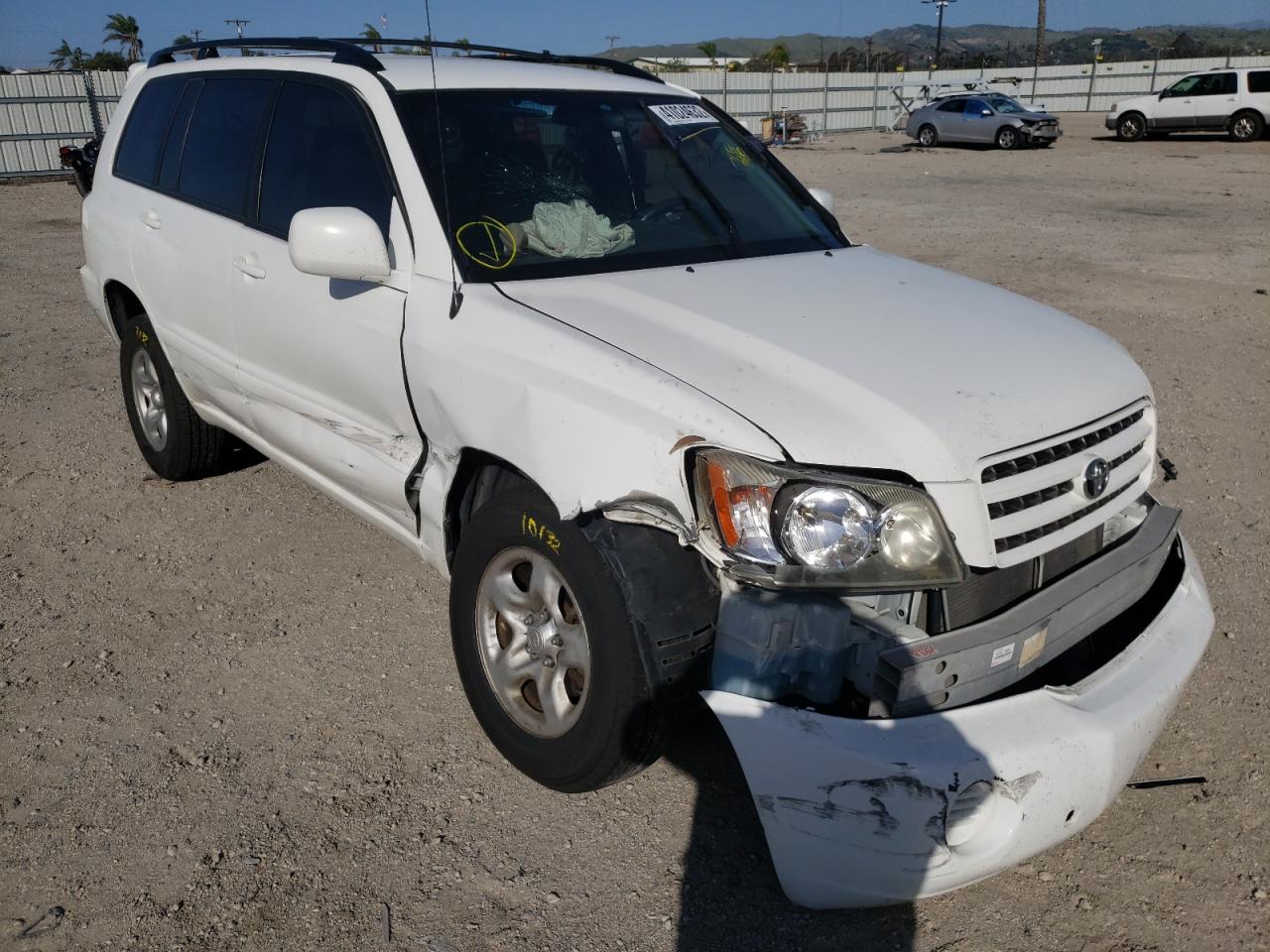 TOYOTA HIGHLANDER 2003 с VIN JTEHF21A530154255 - Фото с аукциона