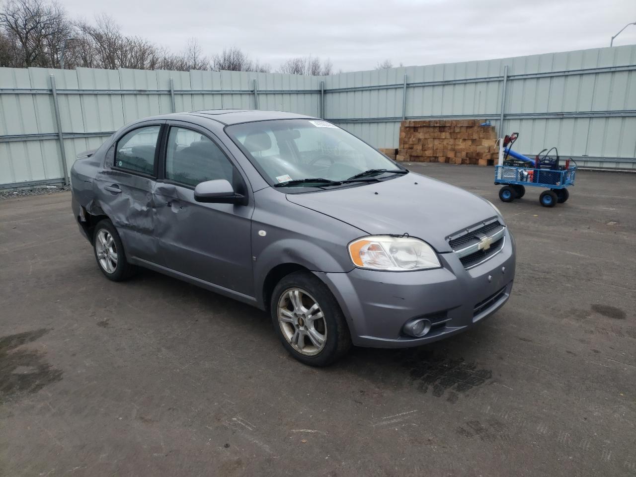 CHEVROLET AVEO BASE 2008 with VIN KL1TD56638B202817 - Photo from auction