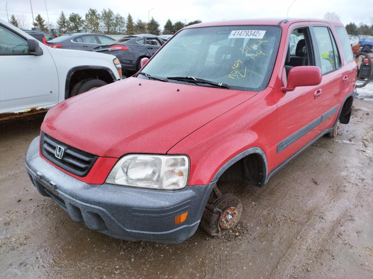 Photo 2 from auction – 2001 HONDA CR-V EX with VIN JHLRD18681C001863