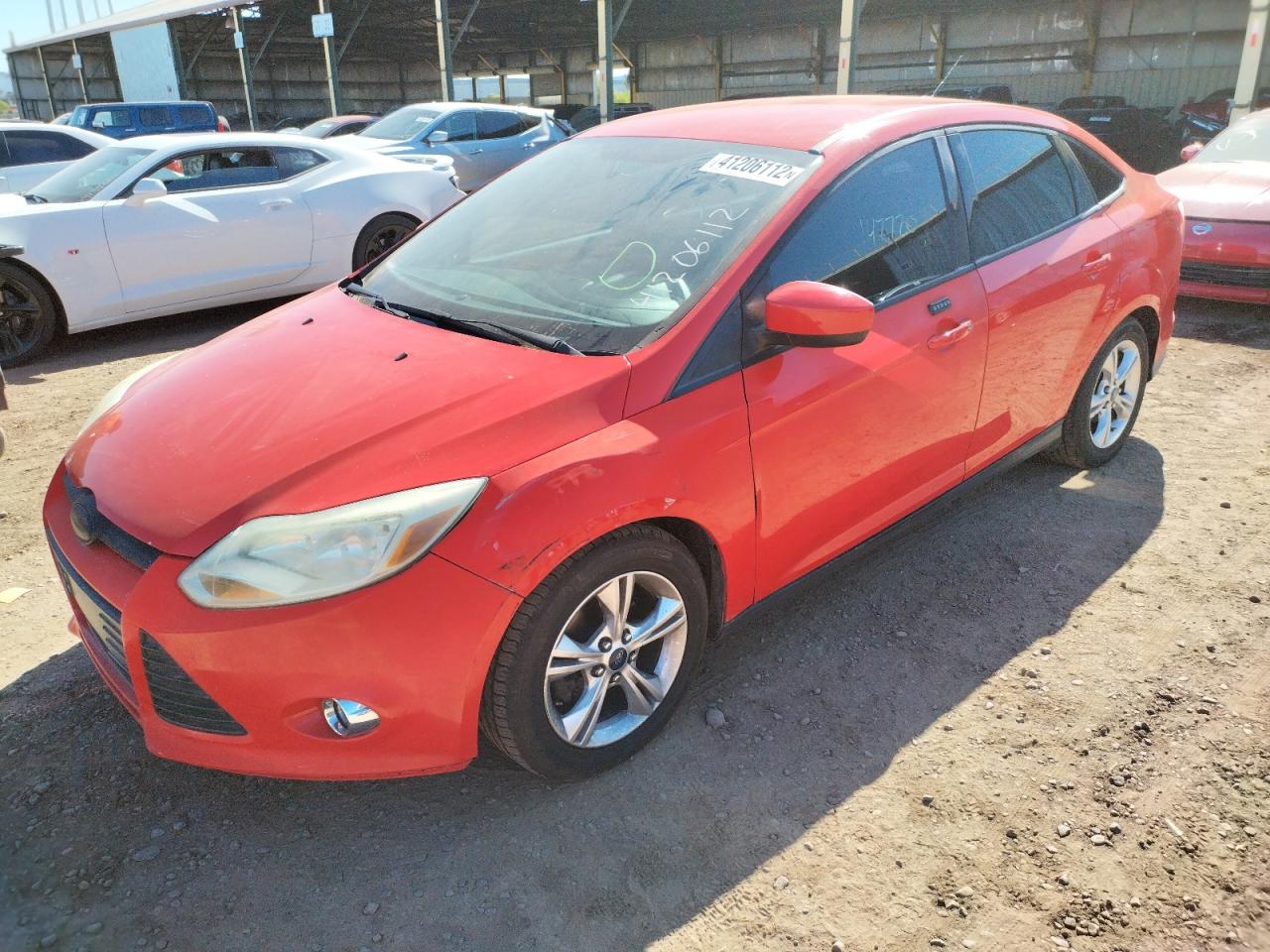 Photo 2 from auction – 2012 FORD FOCUS SE with VIN 1FAHP3F29CL268319