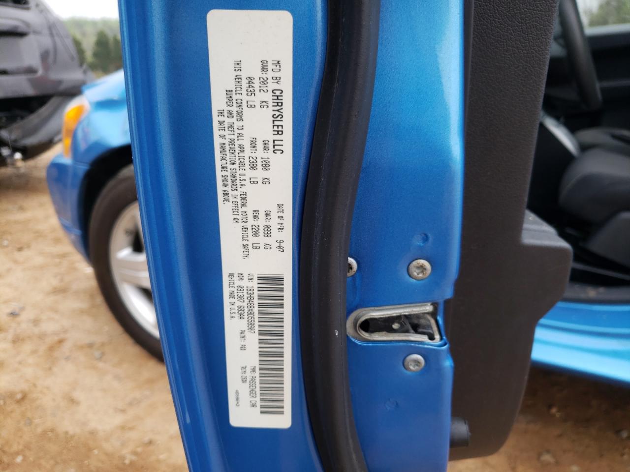Photo 10 from auction – 2008 DODGE CALIBER SX with VIN 1B3HB48BX8D558907