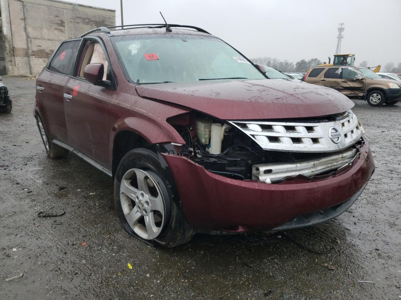 Photo 1 from auction – 2005 NISSAN MURANO SL with VIN JN8AZ08W15W432110