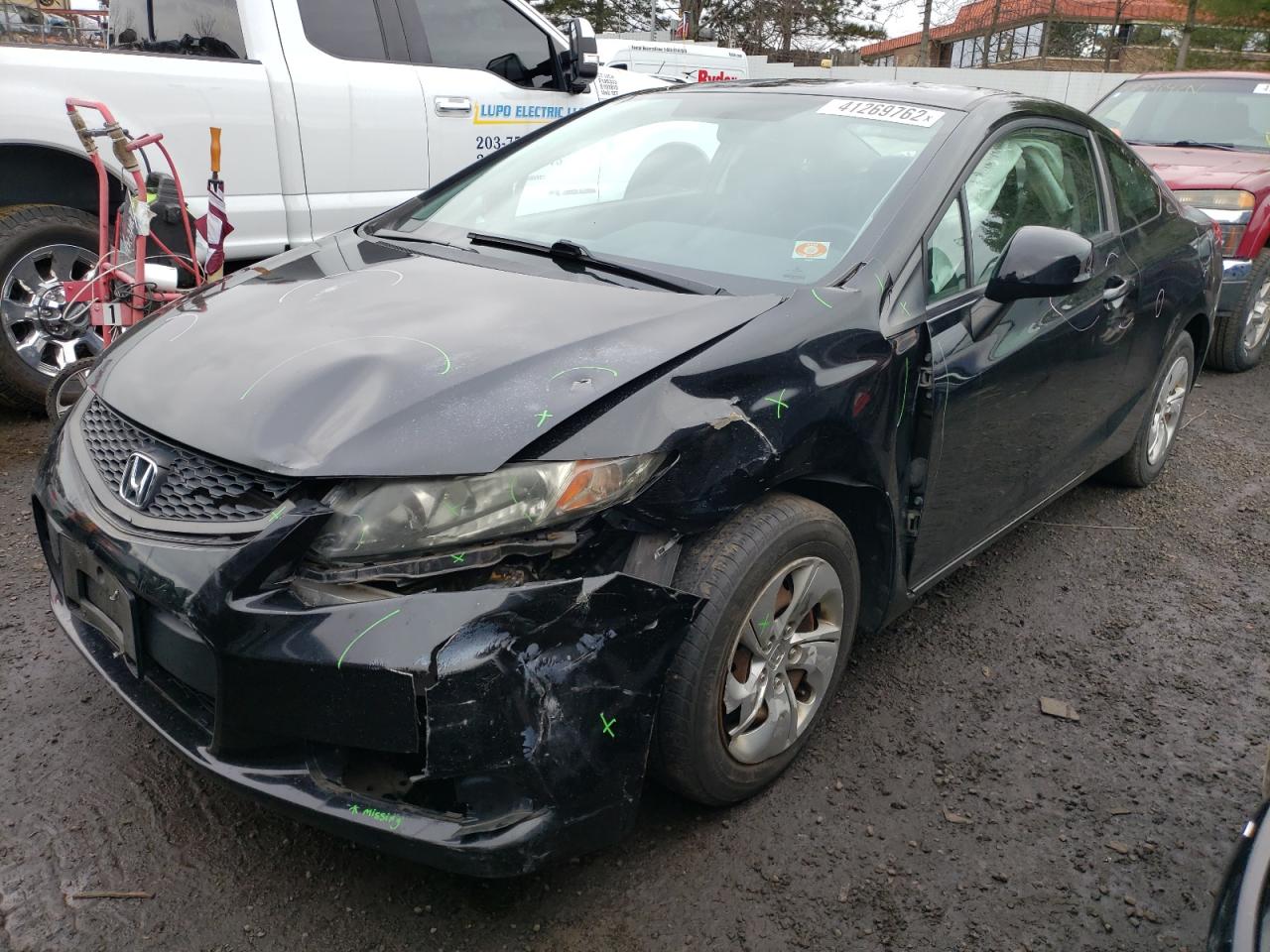 Photo 2 from auction – 2013 HONDA CIVIC LX with VIN 2HGFG3B52DH508330