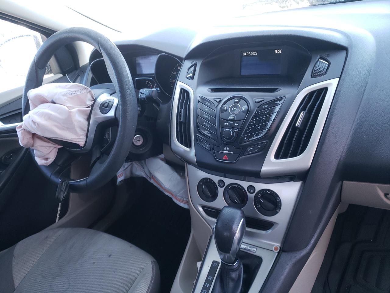 Photo 9 from auction – 2013 FORD FOCUS SE with VIN 1FADP3F2XDL373502