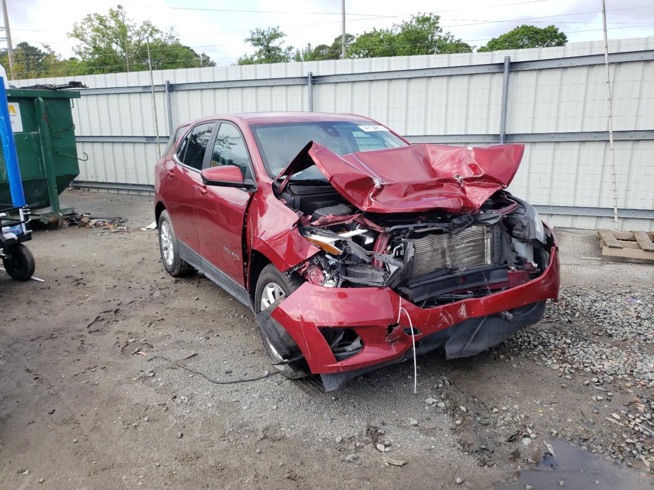 CHEVROLET EQUINOX LT 2021 with VIN 2GNAXKEV3M6101022 - Photo from auction