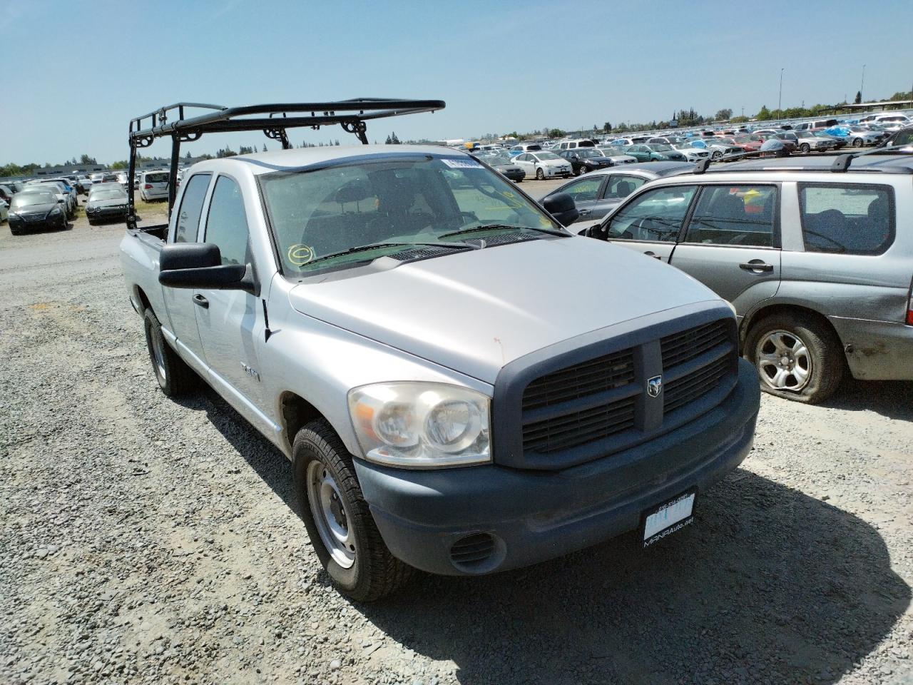Photo 1 from auction – 2008 DODGE RAM 1500 S with VIN 1D7HA18N78S633767