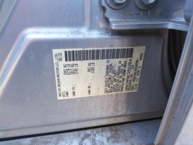 Photo 10 from auction – 2010 NISSAN ALTIMA BAS with VIN 1N4AL2AP7AC192204