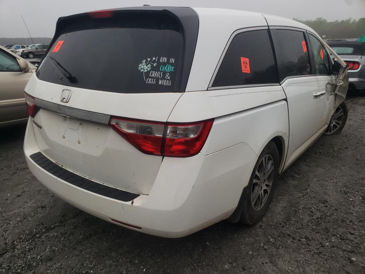 Photo 4 from auction – 2011 HONDA ODYSSEY EX with VIN 5FNRL5H62BB047376
