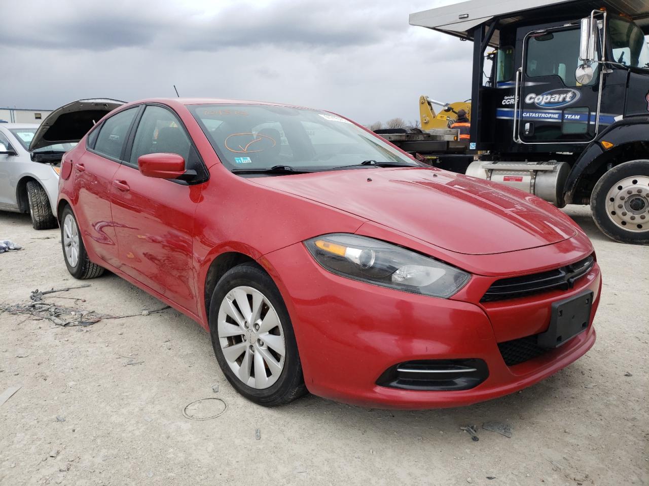DODGE DART SXT 2014 with VIN 1C3CDFBB2ED704370 - Photo from auction