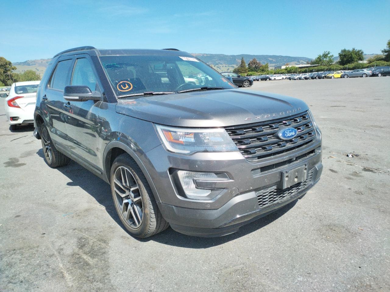 FORD EXPLORER S 2017 with VIN 1FM5K8GTXHGA04005 - Photo from auction