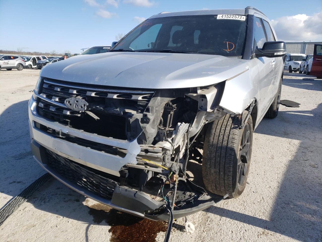 Photo 9 from auction – 2017 FORD EXPLORER X with VIN 1FM5K7D82HGA87035