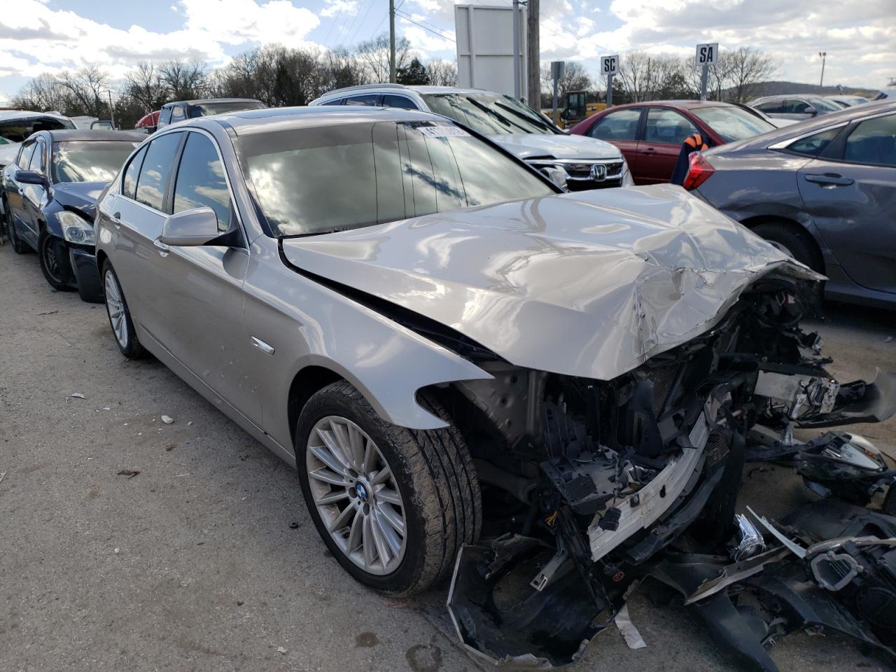 BMW 535 I 2011 with VIN WBAFR7C56BC604229 - Photo from auction