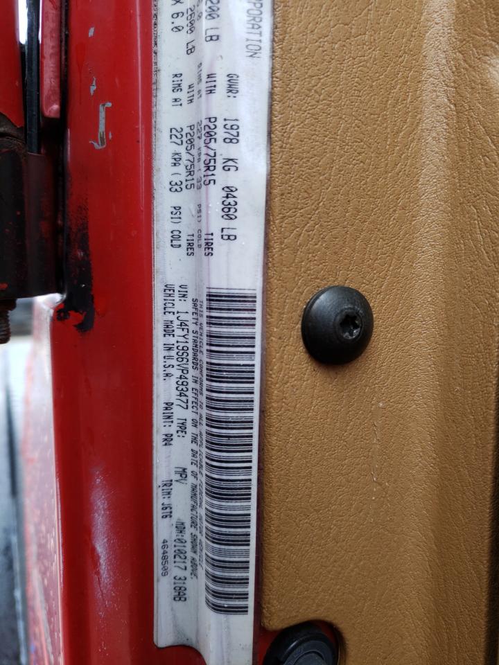Photo 10 from auction – 1997 JEEP WRANGLER / with VIN 1J4FY19S6VP493477