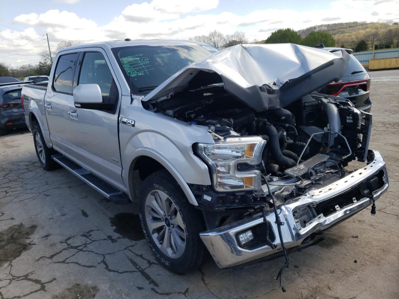 FORD F150 SUPER 2017 with VIN 1FTEW1EG6HFC53946 - Photo from auction