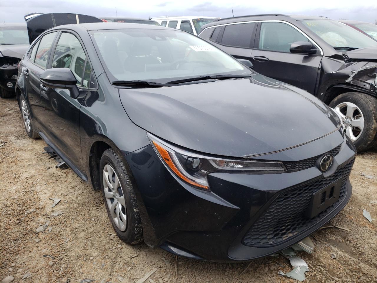 TOYOTA COROLLA LE 2020 with VIN JTDEPRAE2LJ004047 - Photo from auction