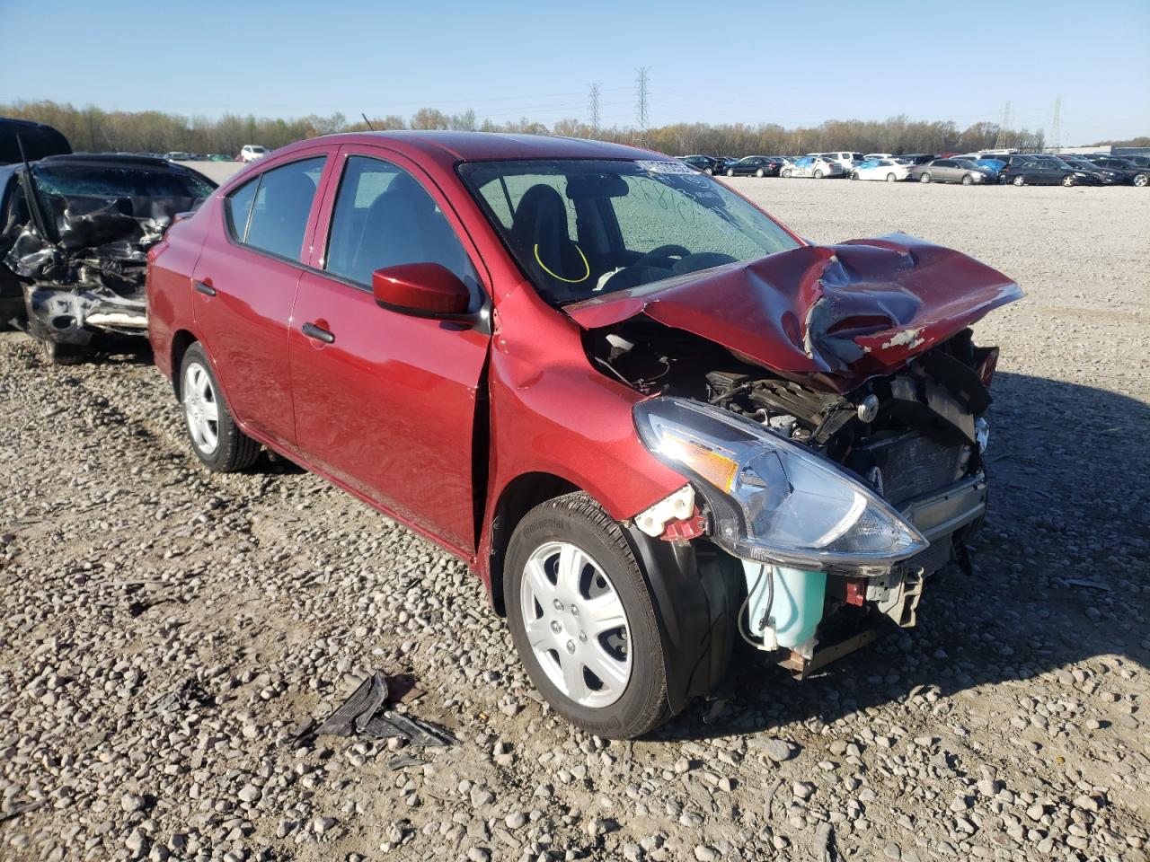 NISSAN VERSA S 2017 with VIN 3N1CN7AP6HL893859 - Photo from auction