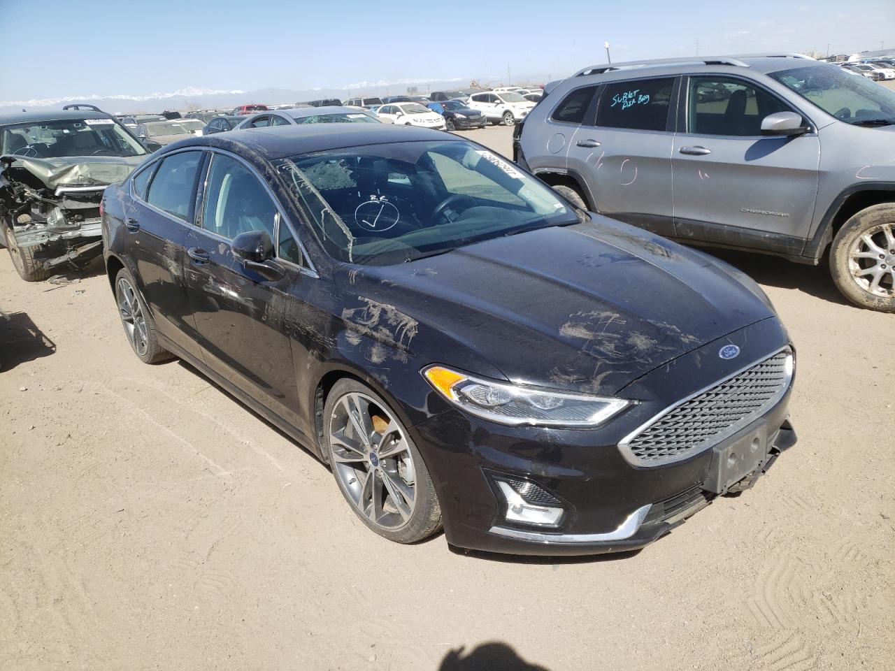 FORD FUSION TIT 2020 with VIN 3FA6P0D90LR151185 - Photo from auction