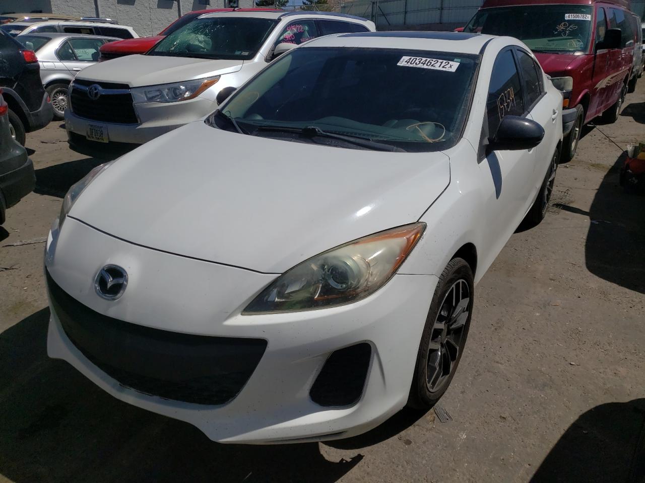 Photo 2 from auction – 2012 MAZDA 3 I with VIN JM1BL1W88C1644508