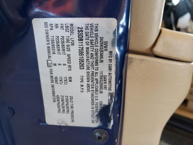 Photo 10 from auction – 2008 SUZUKI XL7 with VIN 2S3DB117586105263