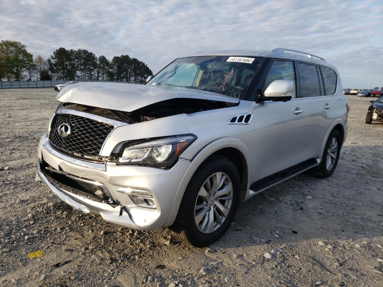 Photo 2 from auction – 2017 INFINITI QX80 BASE with VIN JN8AZ2NF6H9644763