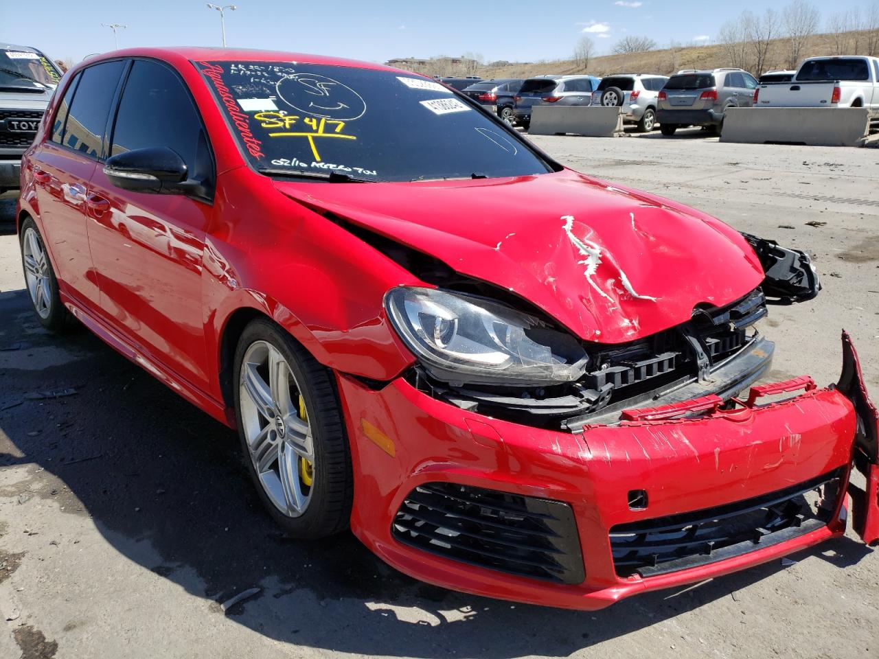 VOLKSWAGEN GOLF R 2013 with VIN WVWPF7AJ5DW059447 - Photo from auction