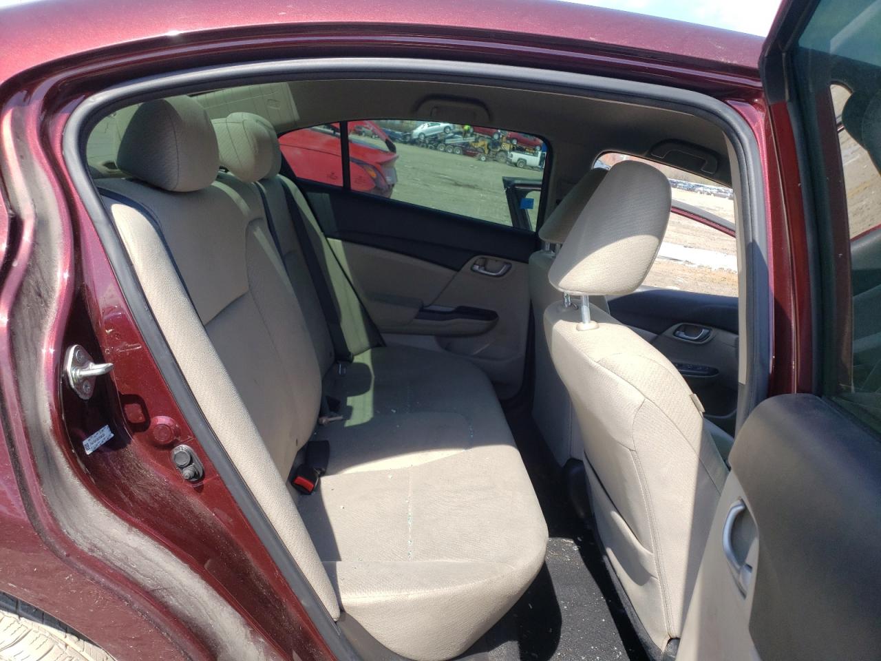 Photo 6 from auction – 2013 HONDA CIVIC LX with VIN 19XFB2F58DE098338