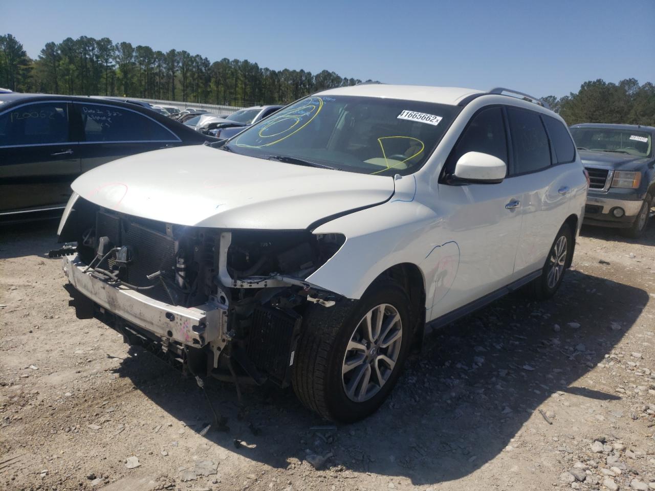 Photo 2 from auction – 2016 NISSAN PATHFINDER with VIN 5N1AR2MN3GC610698