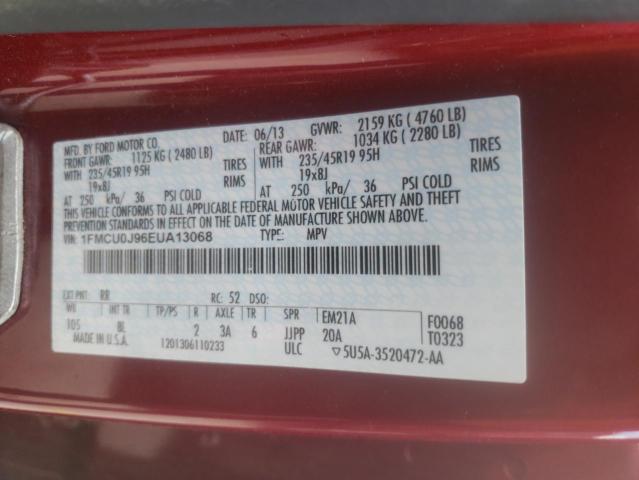 Photo 10 from auction – 2014 FORD ESCAPE TIT with VIN 1FMCU0J96EUA13068