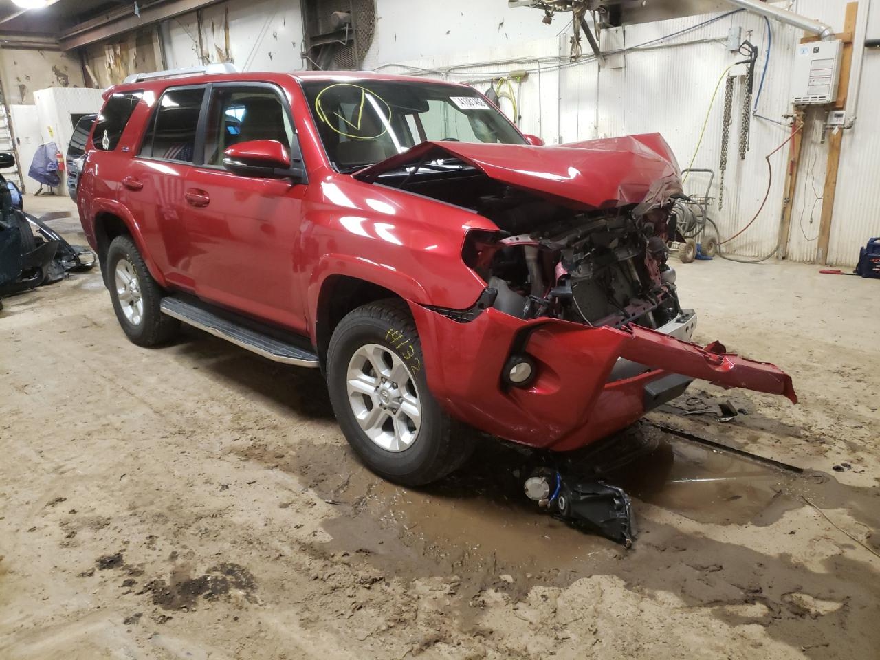 TOYOTA 4RUNNER SR 2015 with VIN JTEBU5JR8F5210179 - Photo from auction