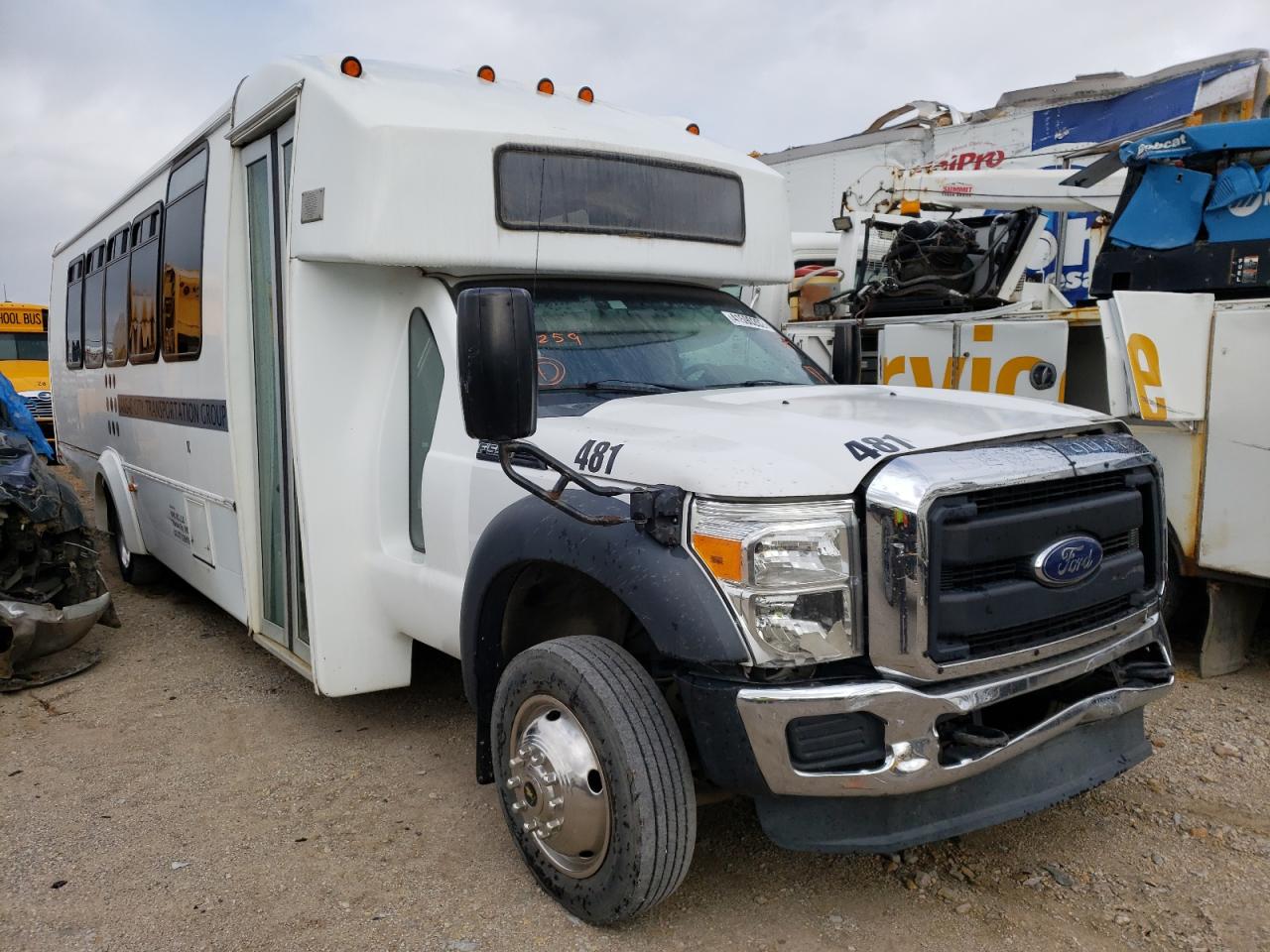 FORD F550 SUPER 2015 with VIN 1FDGF5GT2FED46259 - Photo from auction