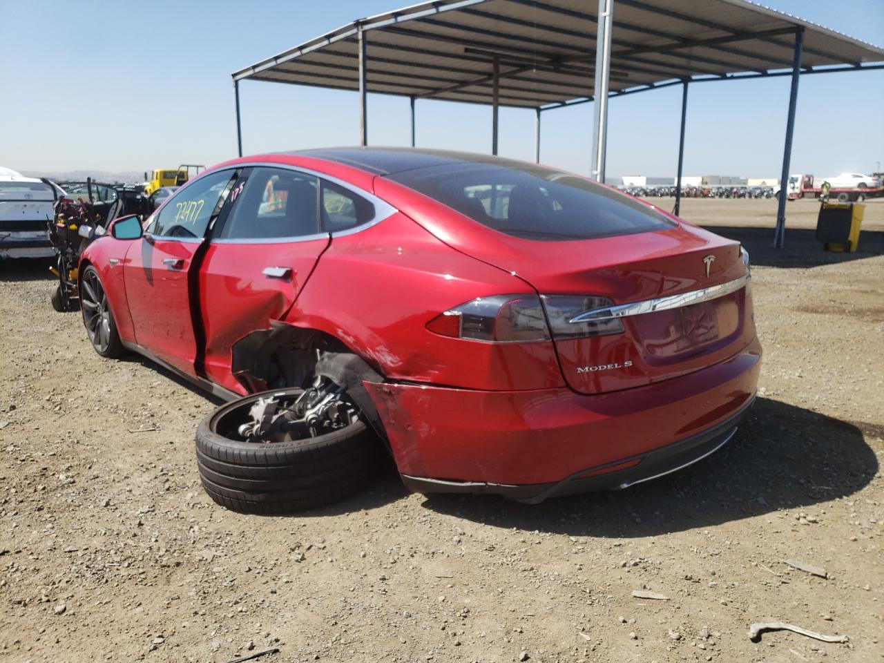 Photo 3 from auction – 2014 TESLA MODEL S with VIN 5YJSA1H13EFP62210