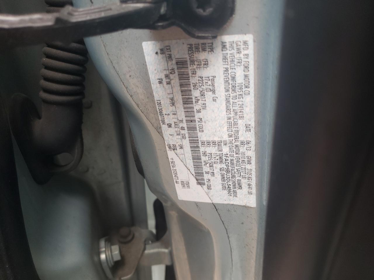 Photo 10 from auction – 2013 FORD C-MAX SEL with VIN 1FADP5BU3DL545601