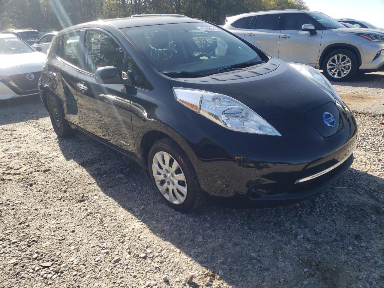 NISSAN LEAF S 2015 with VIN 1N4AZ0CP8FC327844 - Photo from auction