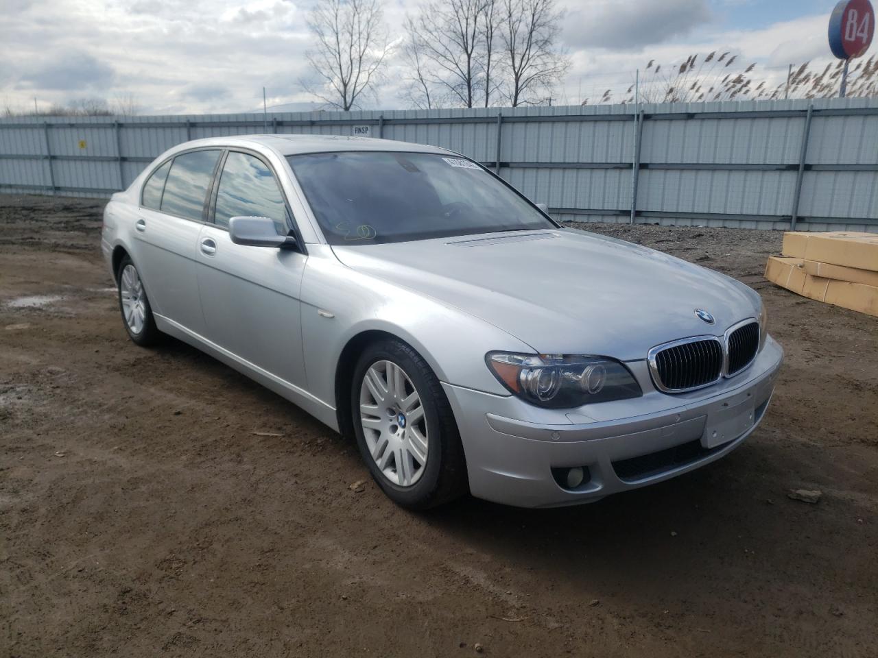 BMW 750 2007 with VIN WBAHN83547DT68353 - Photo from auction