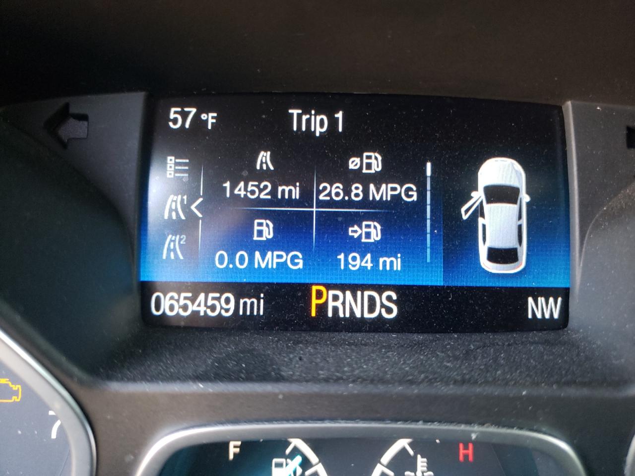 Photo 8 from auction – 2017 FORD ESCAPE S with VIN 1FMCU0F7XHUC10935