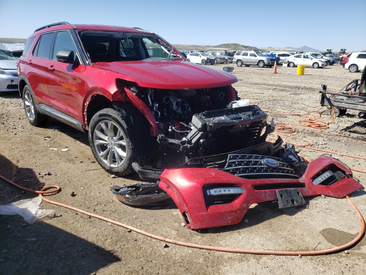 FORD EXPLORER X 2021 مع رقم تعريف المركبة 1FMSK8DH5MGB16823 - صورة من المزاد