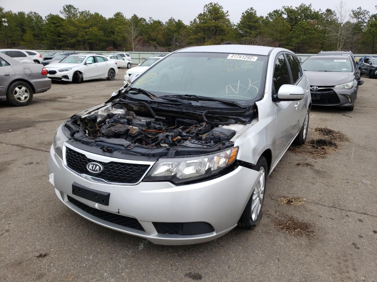Photo 2 from auction – 2012 KIA FORTE EX with VIN KNAFU5A25C5551847