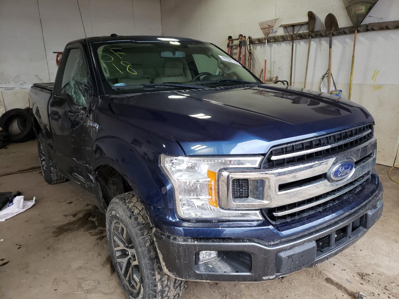 FORD F150 2018 with VIN 1FTMF1EP4JKC00199 - Photo from auction