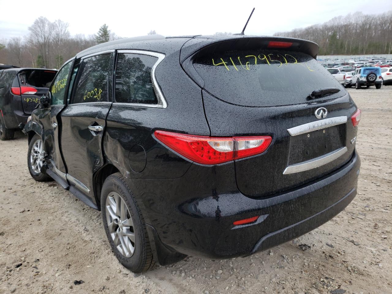 Photo 3 from auction – 2015 INFINITI QX60 with VIN 5N1AL0MM3FC557173